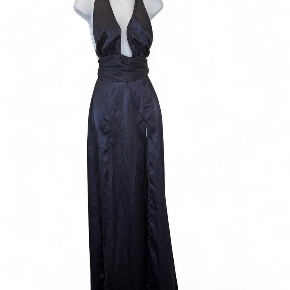 Lucy in the Sky navy formal gown SZ S